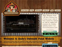 Tablet Screenshot of andysoutreach.com